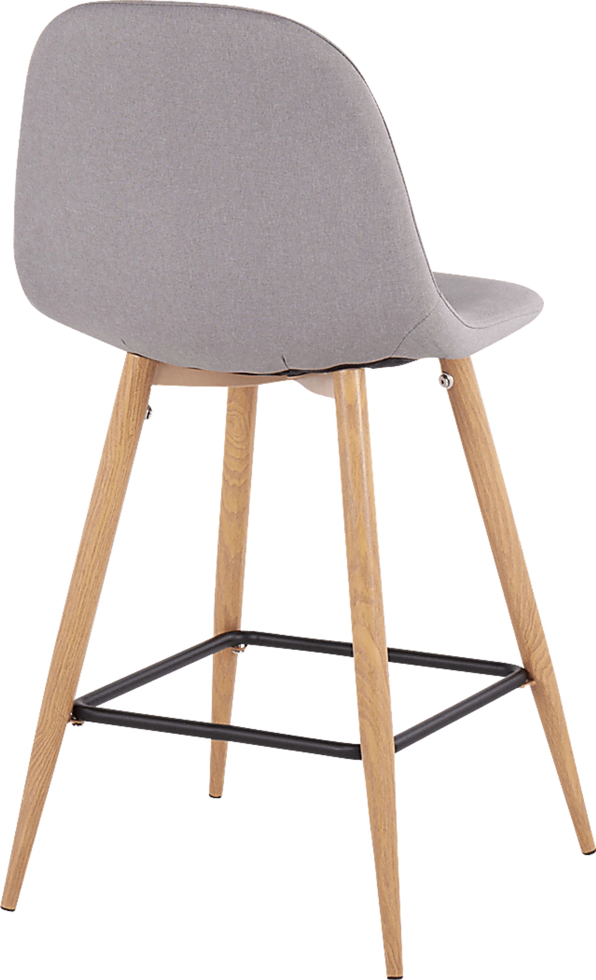 Faye Lane II Light Gray Counter Height Stool, Set of 2 - Image 4