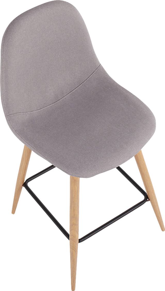 Faye Lane II Light Gray Counter Height Stool, Set of 2 - Thumbnail - Image 7