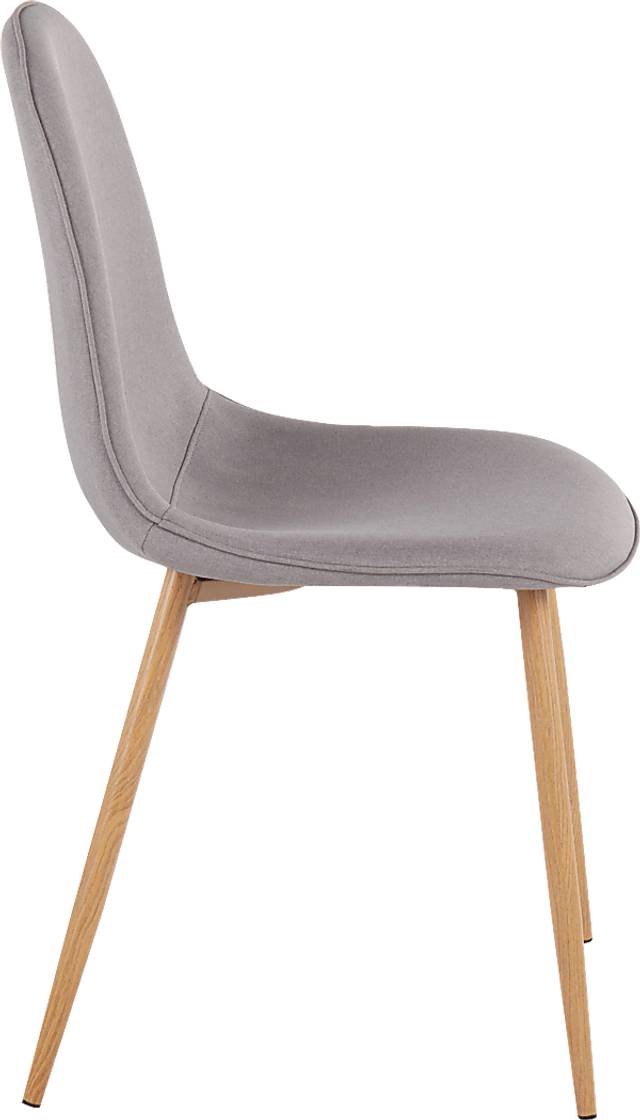 Faye Lane II Gray Side Chair, Set of 2 - Thumbnail - Image 3