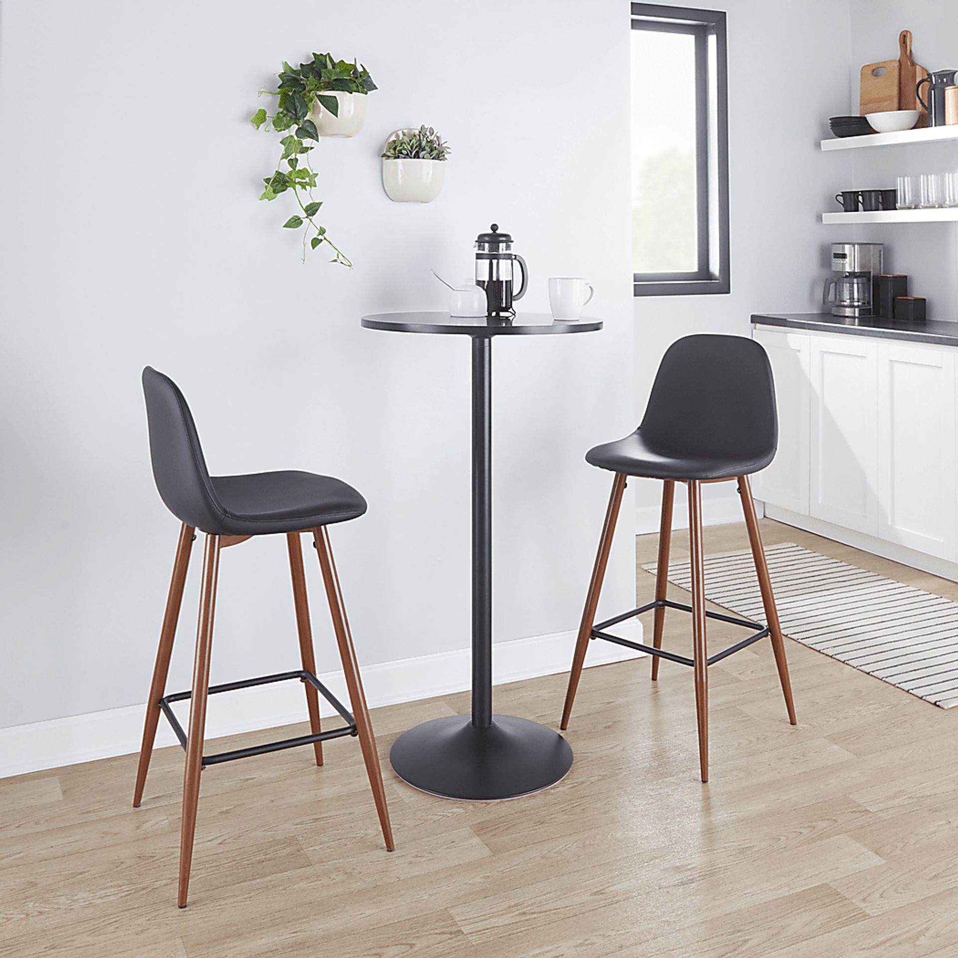 Faye Lane III Back Barstool, Set of 2 - Image 3