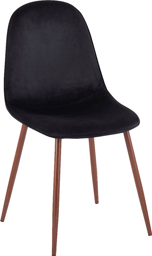 Faye Lane III Black Side Chair, Set of 2 - Thumbnail - Image 2
