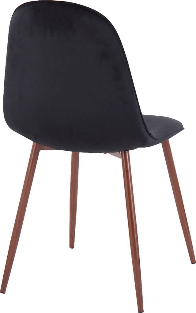 Faye Lane III Black Side Chair, Set of 2 - Thumbnail - Image 4