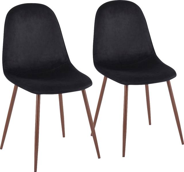 Faye Lane III Black Side Chair, Set of 2 - Thumbnail - Image 1