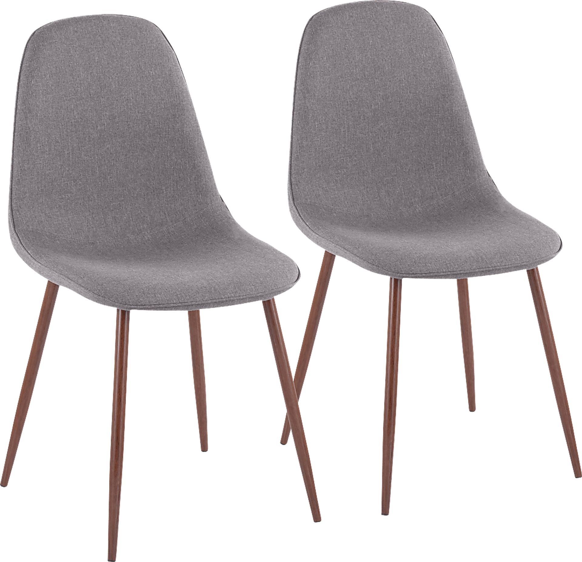 Faye Lane III Charcoal Side Chair, Set of 2 - Image 1