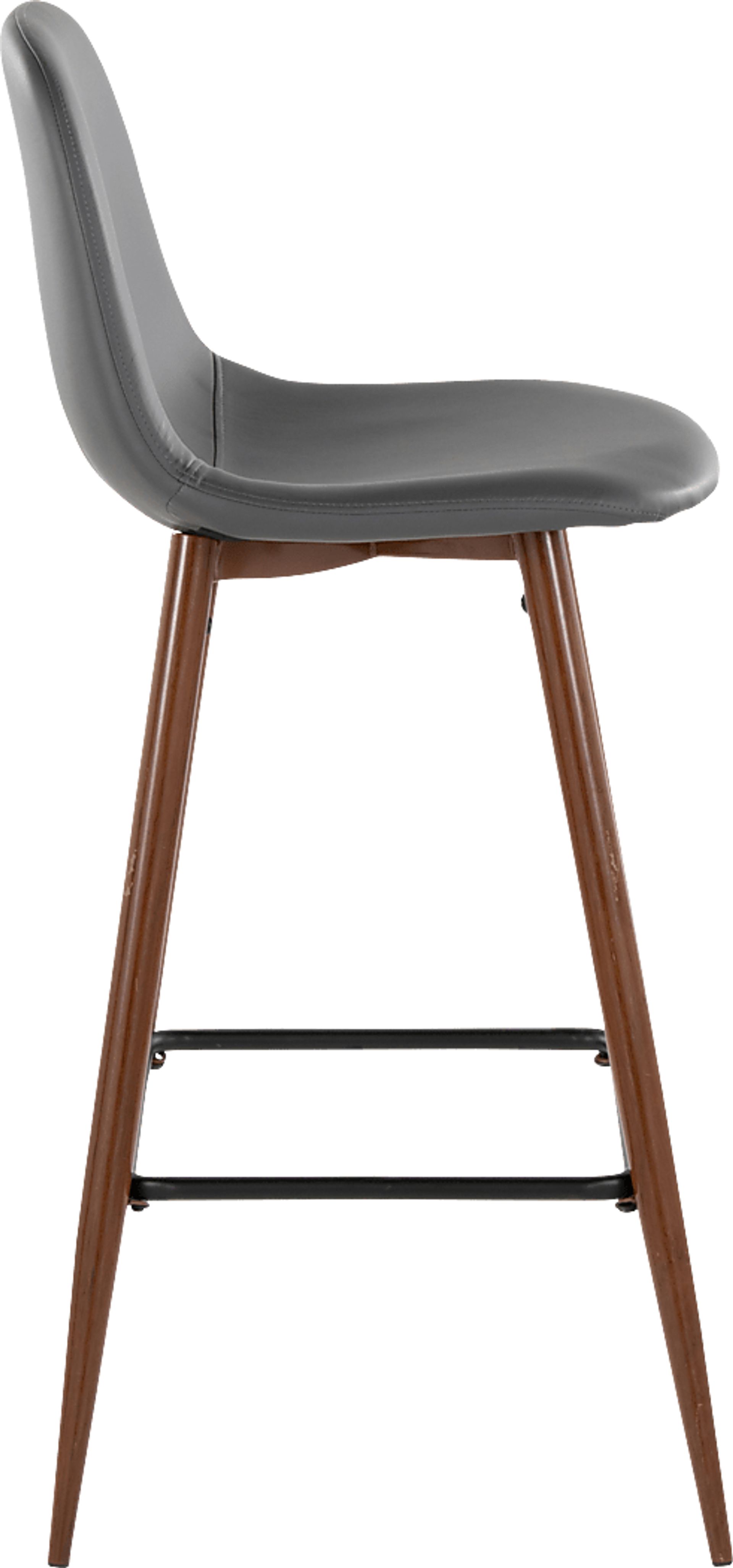 Faye Lane III Gray Barstool, Set of 2 - Image 5