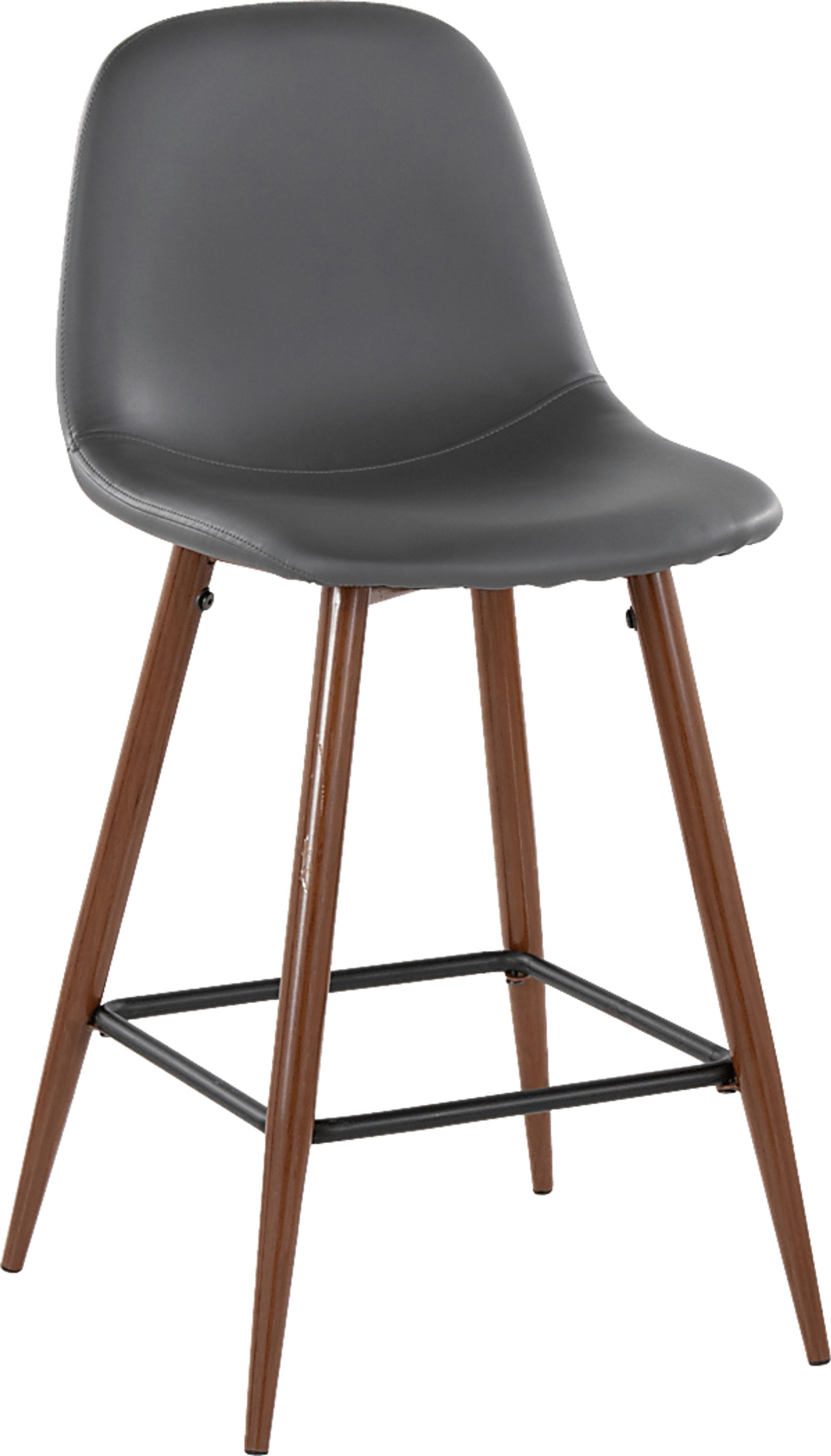 Faye Lane III Gray Counter Height Stool, Set of 2 - Image 4