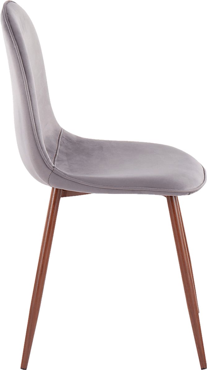 Faye Lane III Gray Side Chair, Set of 2