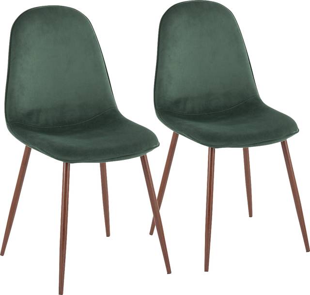 Faye Lane III Green Side Chair, Set of 2 - Thumbnail - Image 1