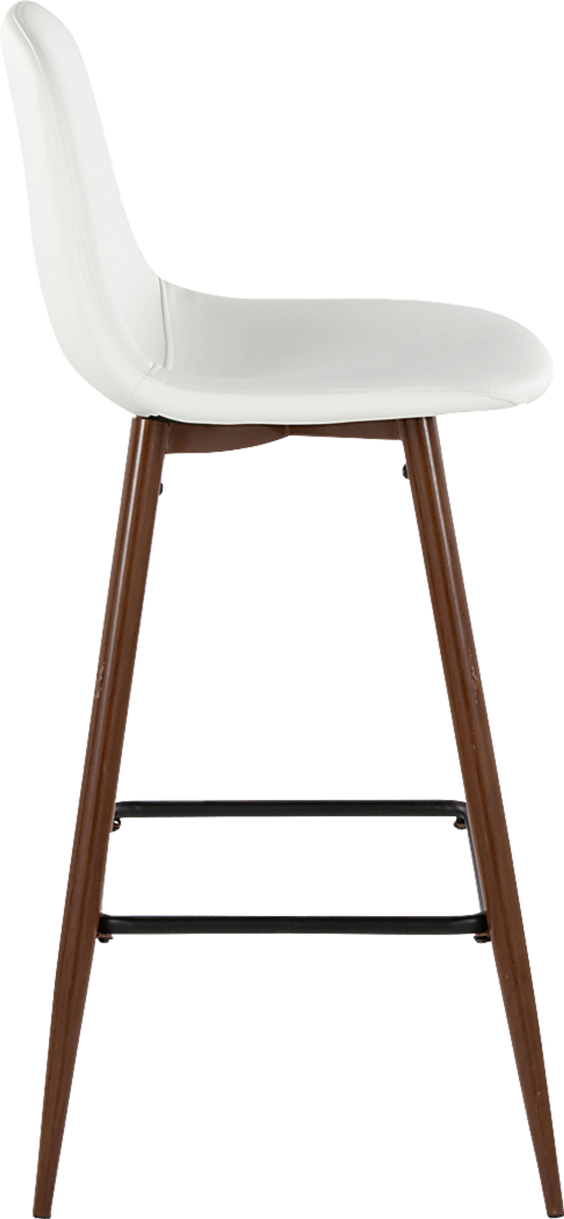 Faye Lane III White Barstool, Set of 2 - Image 5