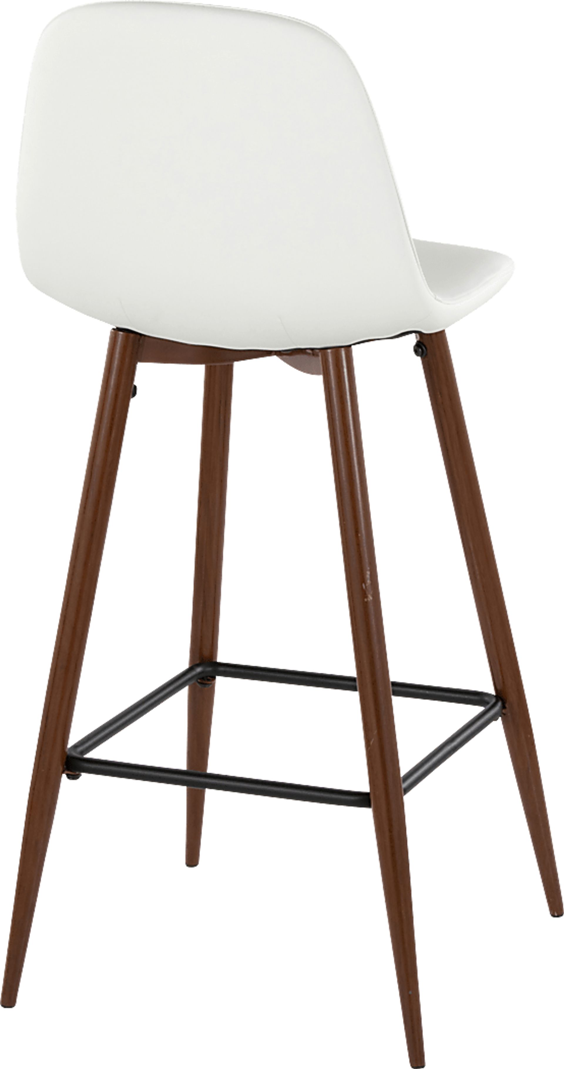 Faye Lane III White Barstool, Set of 2 - Image 6