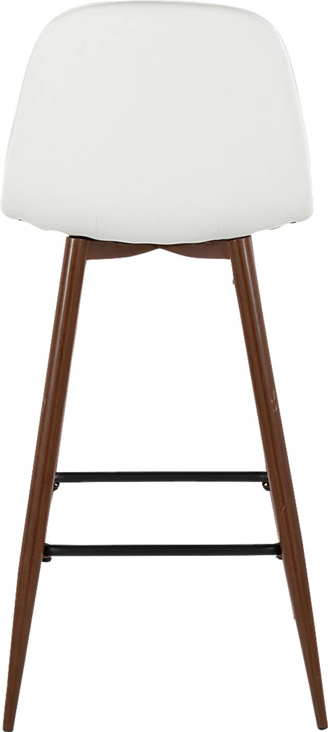 Faye Lane III White Barstool, Set of 2 - Thumbnail - Image 7