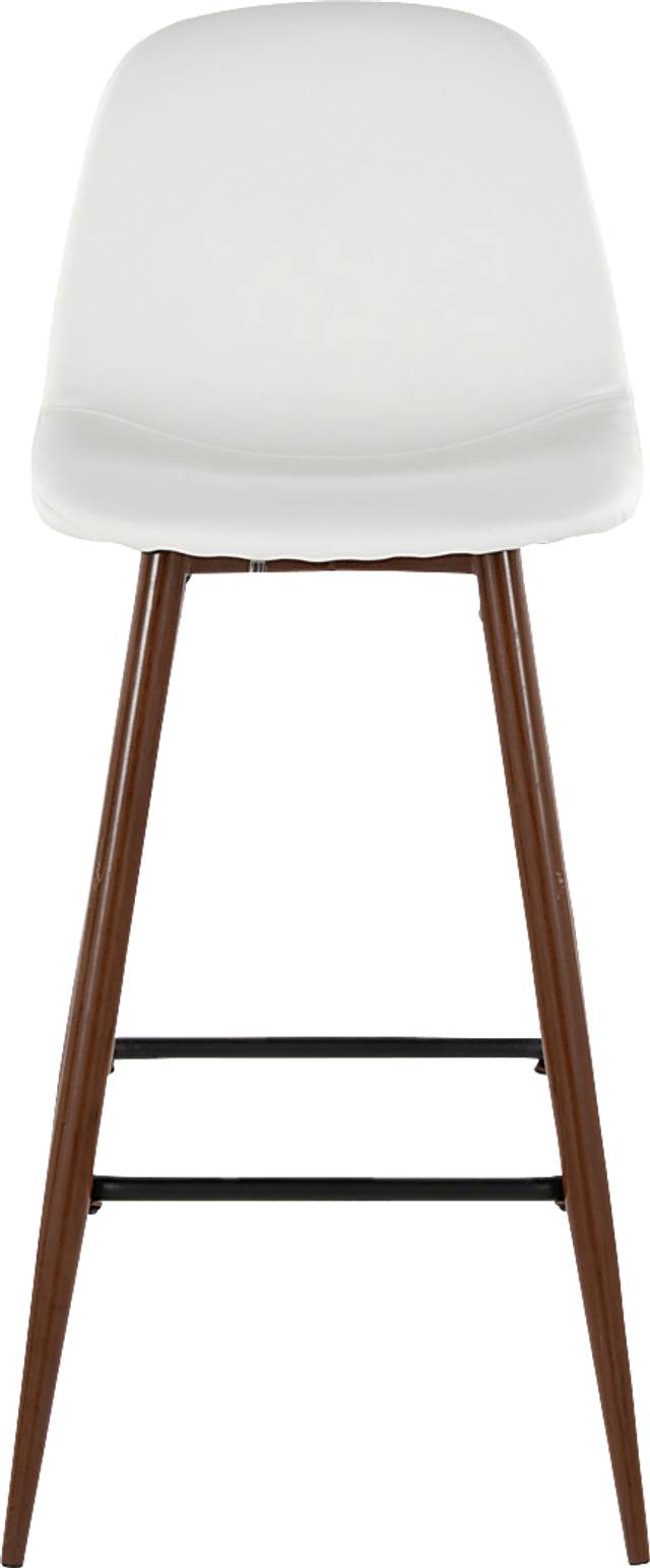 Faye Lane III White Barstool, Set of 2 - Thumbnail - Image 8