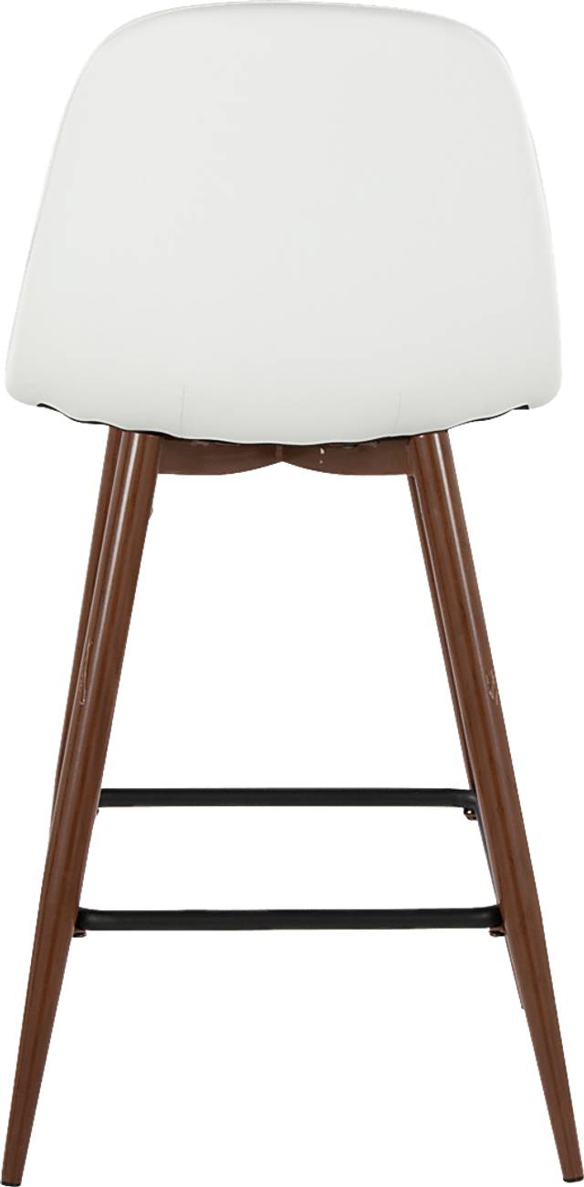 Faye Lane III White Counter Height Stool, Set of 2 - Thumbnail - Image 7