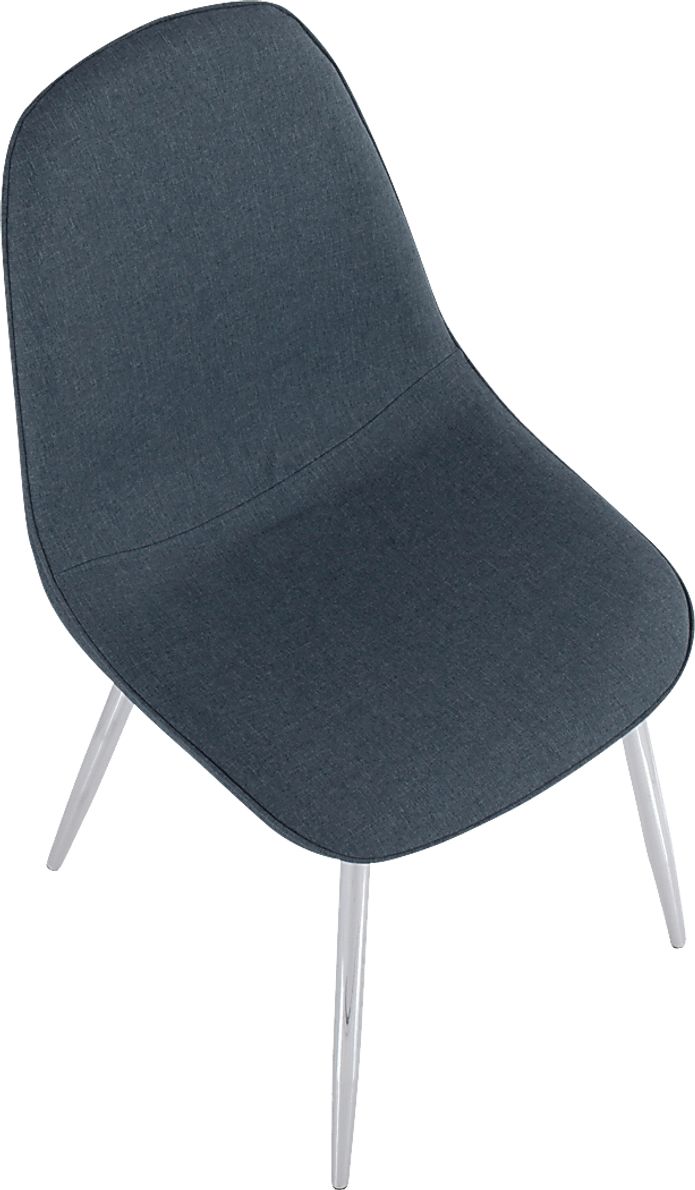 Faye Lane IV Blue Side Chair, Set of 2