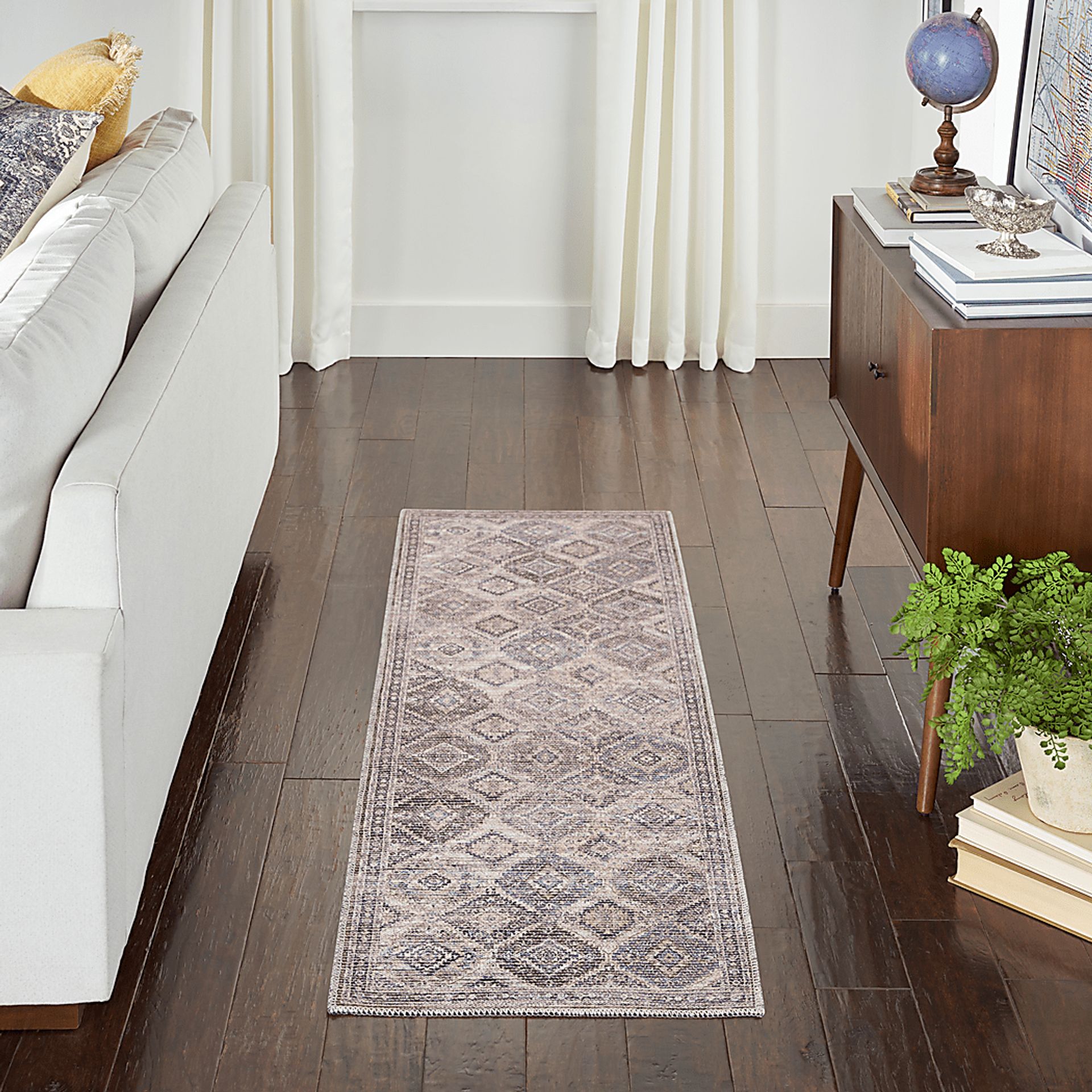 Fayelynn Latte 2' x 6' Runner Rug - Image 2
