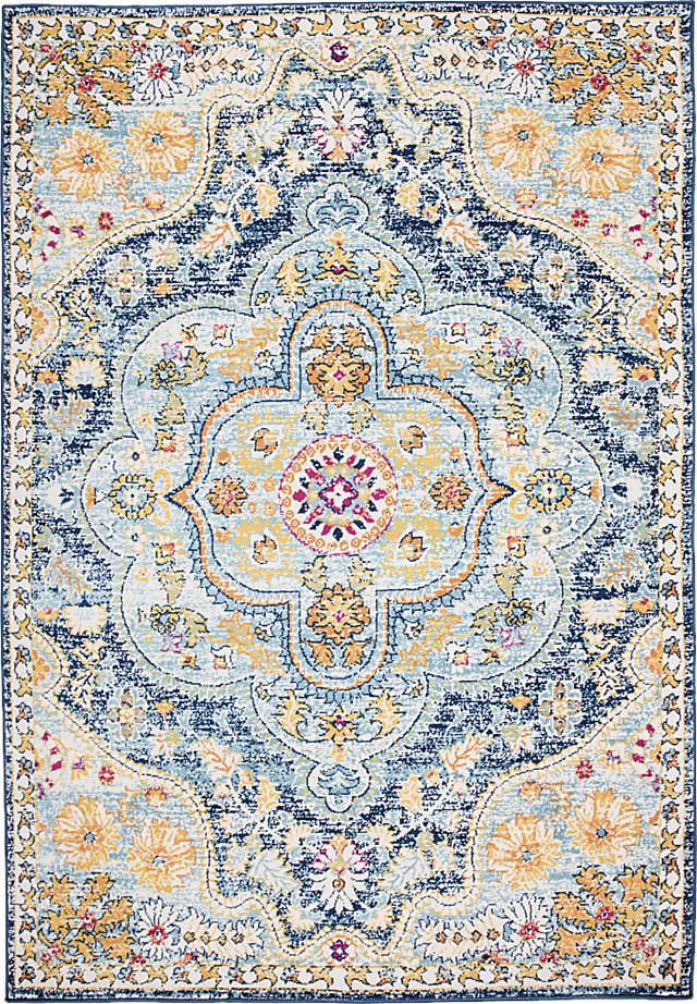 Fayian Navy 7'10 x 10' Rug - Thumbnail - Image 1