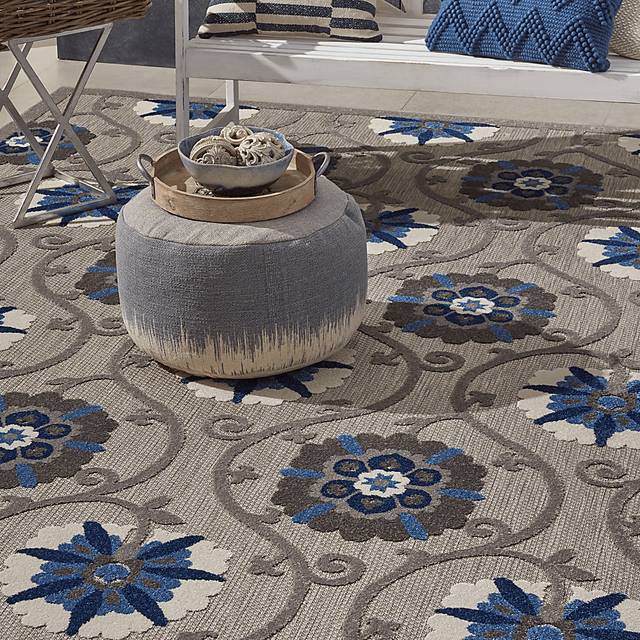 Faylen Gray 8' x 11' Indoor/Outdoor Rug - Thumbnail - Image 7