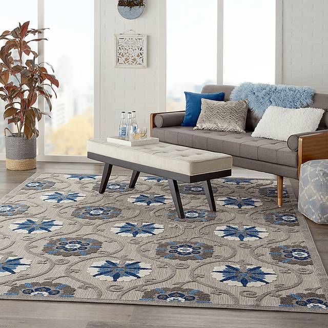 Faylen Gray 8' x 11' Indoor/Outdoor Rug - Thumbnail - Image 9