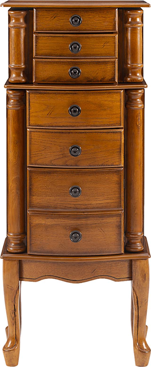 Fazio Brown Jewelry Armoire - Thumbnail - Image 4