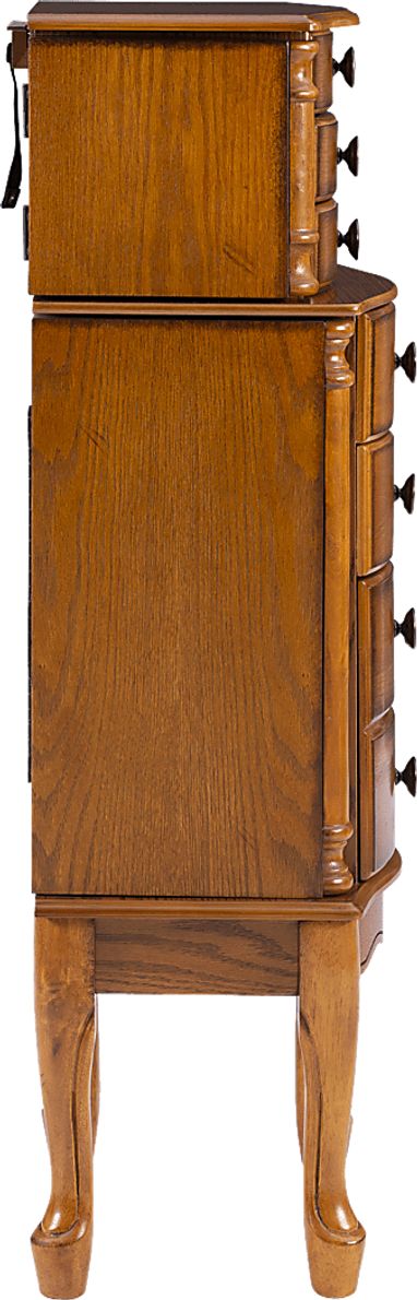 Fazio Brown Jewelry Armoire