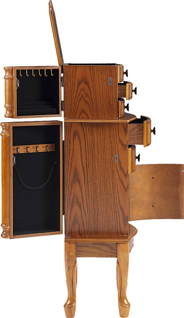 Fazio Brown Jewelry Armoire - Thumbnail - Image 10