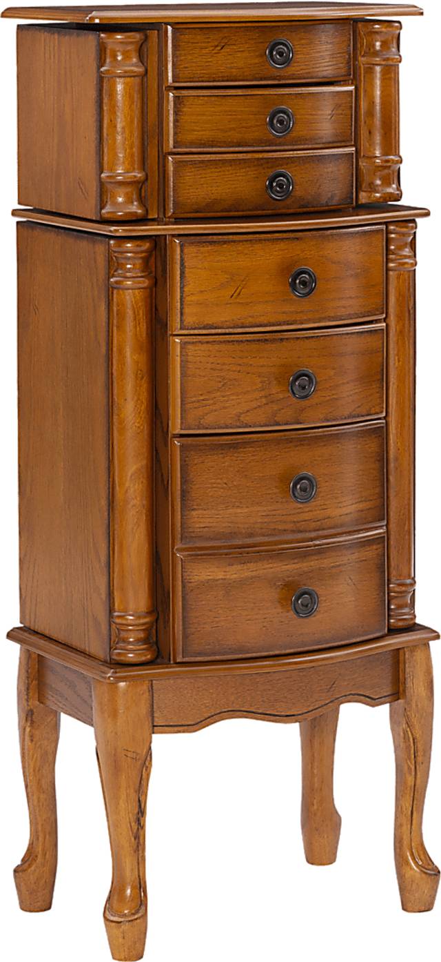 Fazio Brown Jewelry Armoire - Thumbnail - Image 1