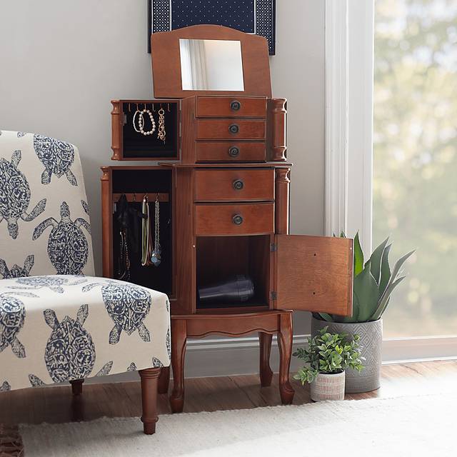 Fazio Cherry Jewelry Armoire - Thumbnail - Image 4