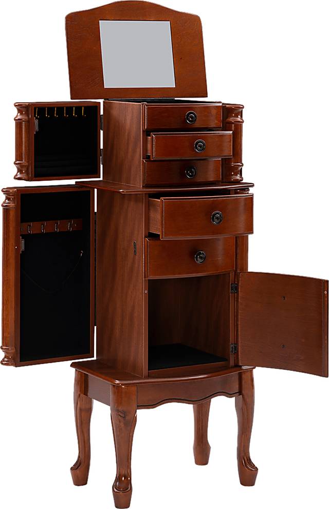 Fazio Cherry Jewelry Armoire - Thumbnail - Image 10
