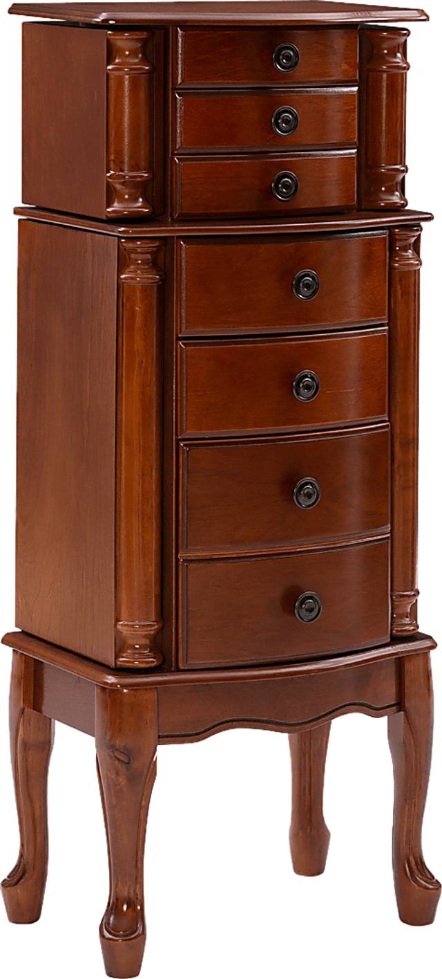 Fazio Cherry Jewelry Armoire - Thumbnail - Image 1