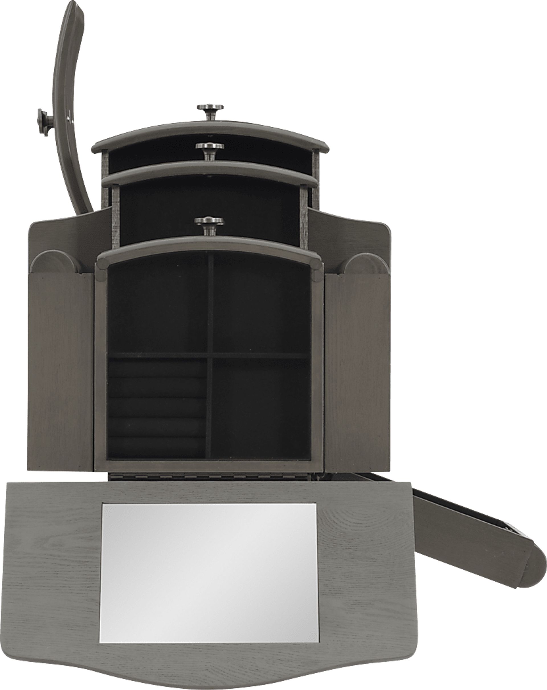 Fazio Gray Jewelry Armoire - Image 10