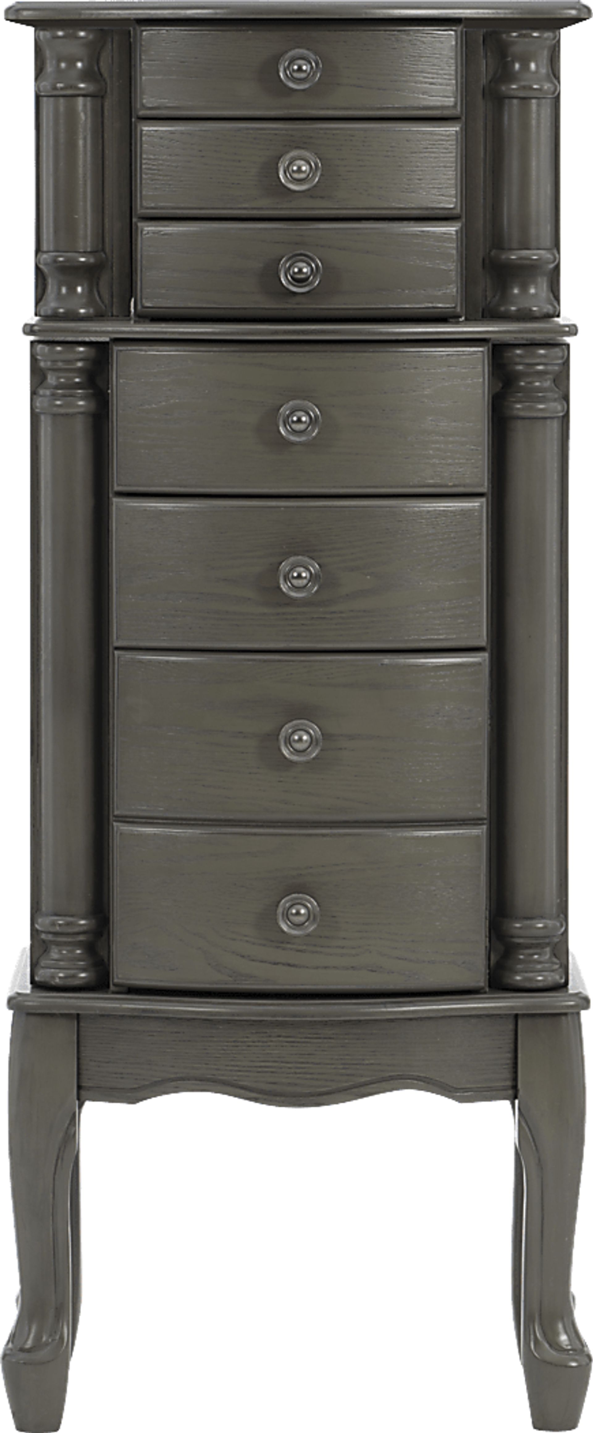 Fazio Gray Jewelry Armoire - Image 3
