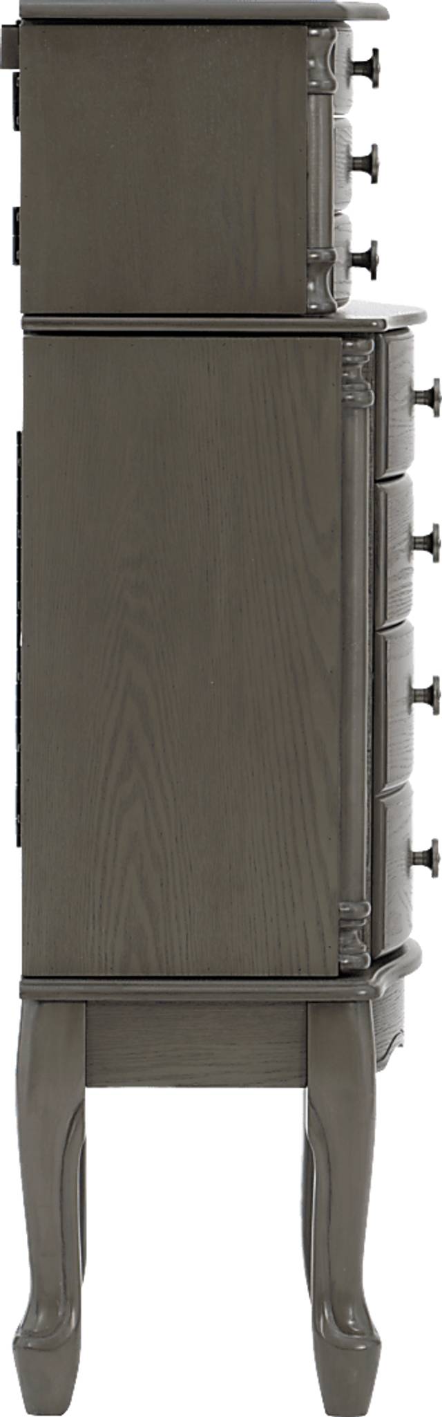 Fazio Gray Jewelry Armoire - Thumbnail - Image 4