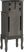 Fazio Gray Jewelry Armoire