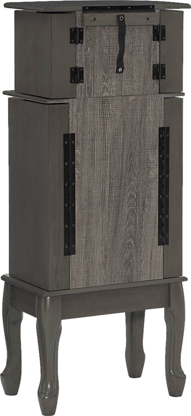 Fazio Gray Jewelry Armoire - Thumbnail - Image 5
