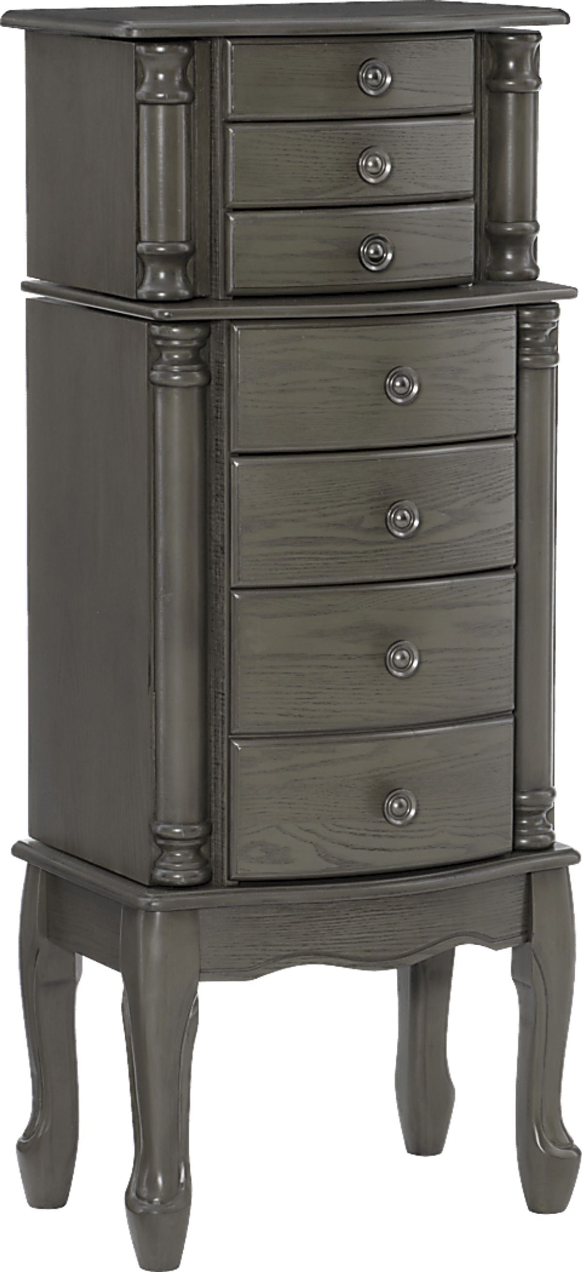 Fazio Gray Jewelry Armoire Rooms to Go