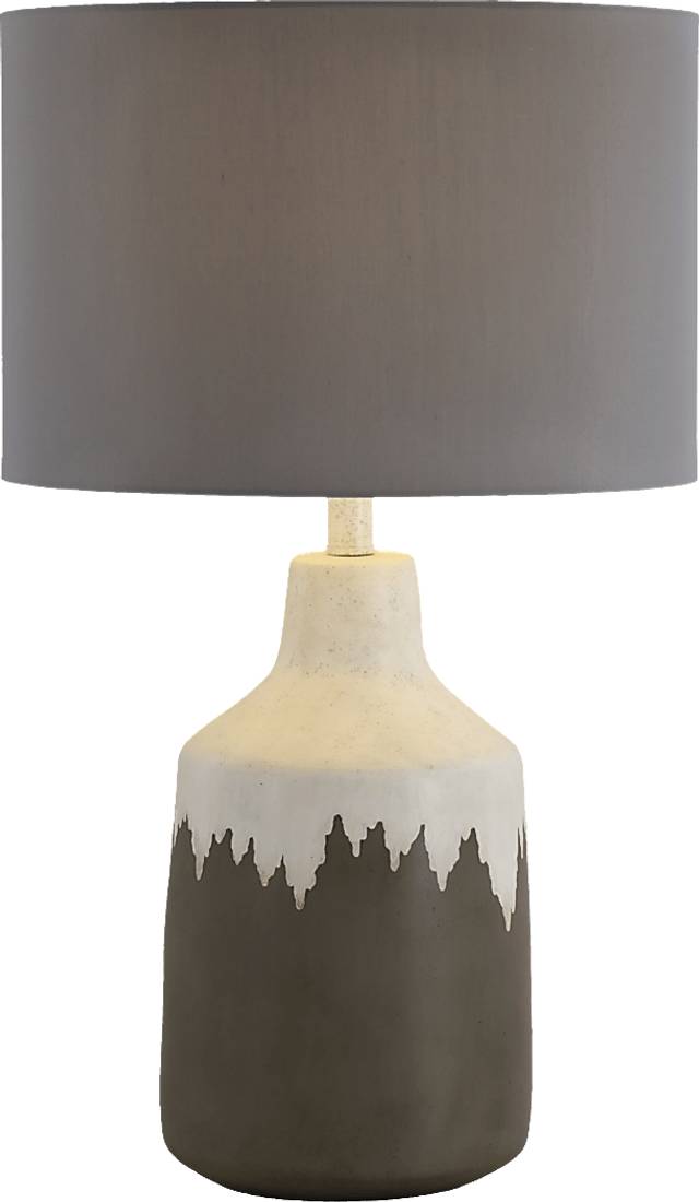 Feather Point Gray Lamp - Thumbnail - Image 2