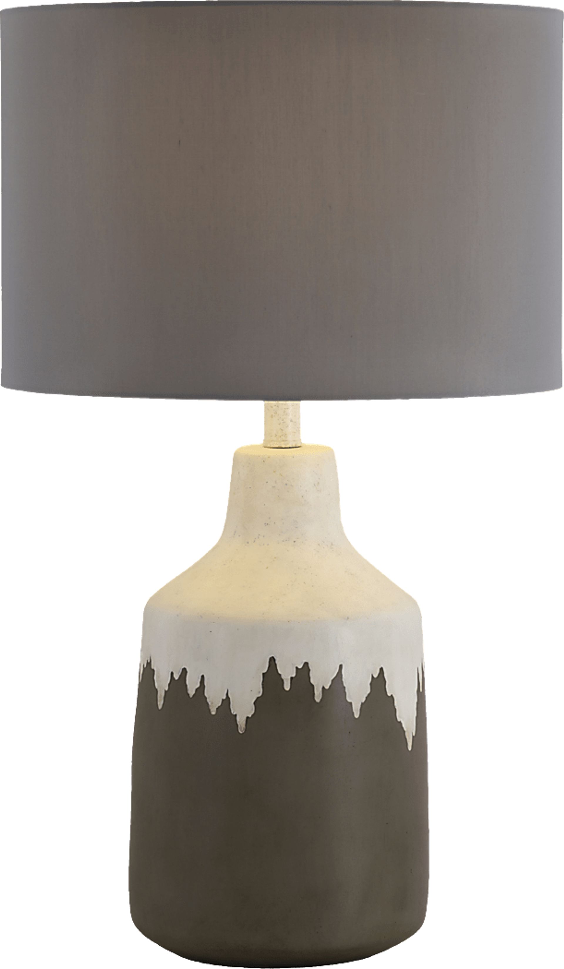 Feather Point Gray Lamp - Image 2