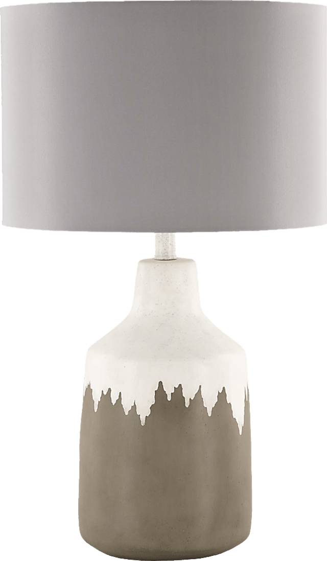 Feather Point Gray Lamp - Thumbnail - Image 1