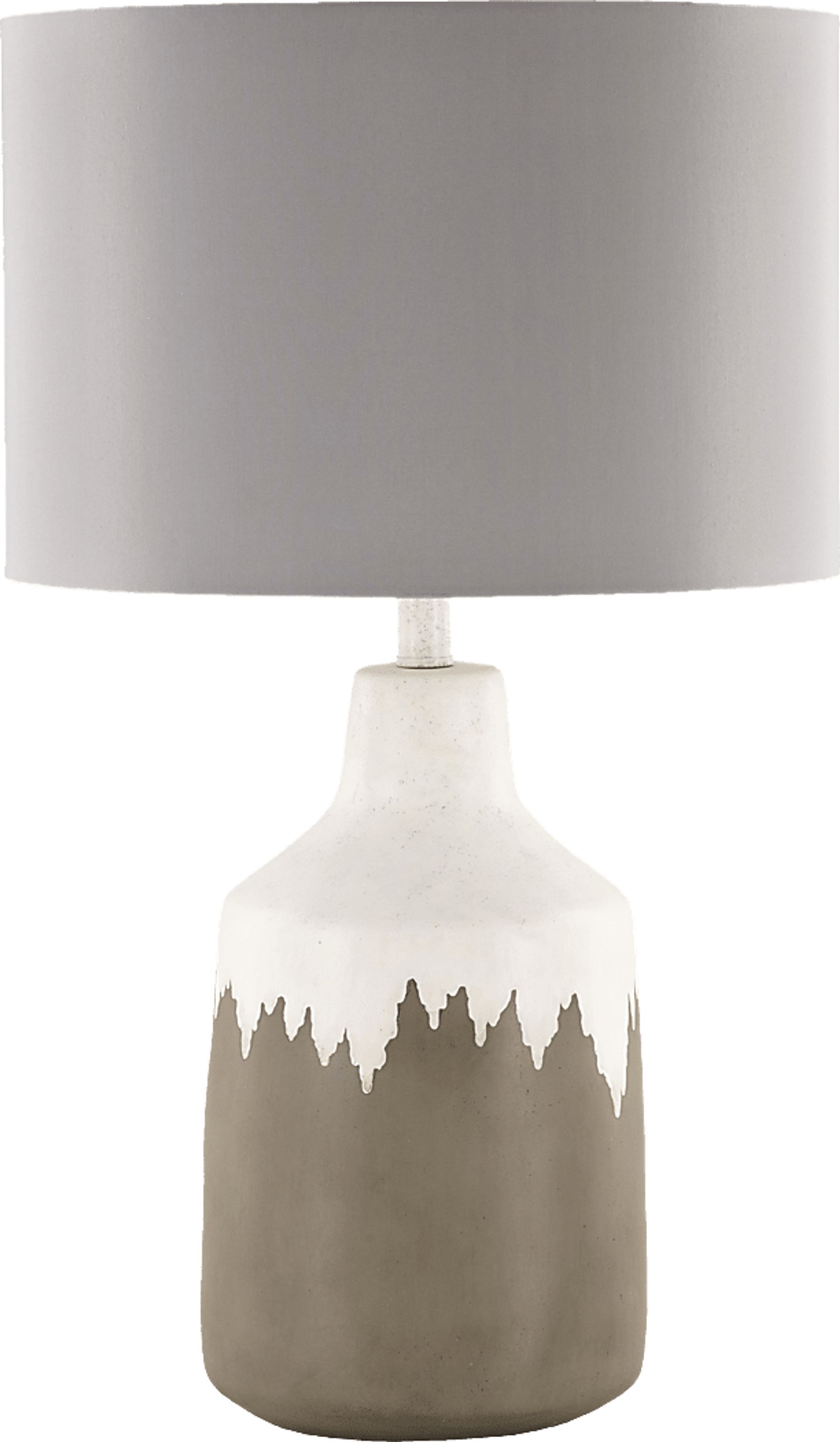 Feather Point Gray Lamp - Image 1