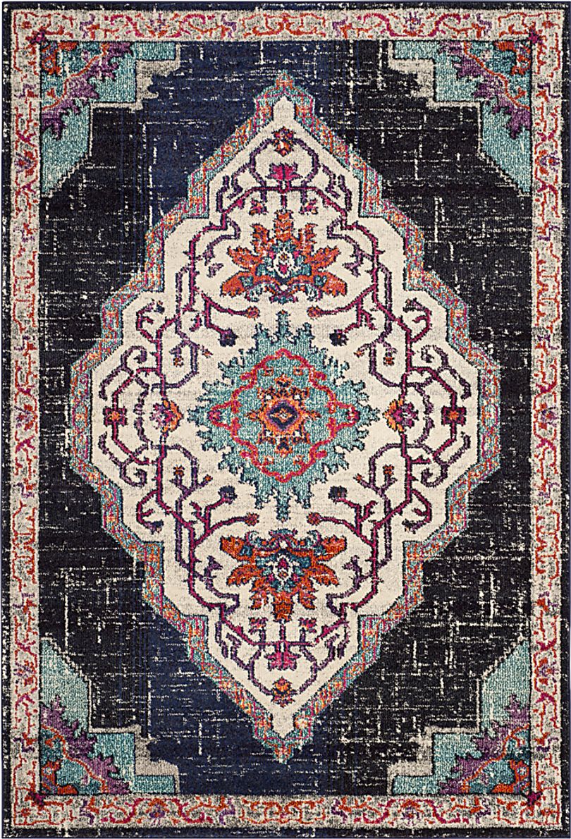 Featherbrook Black 5'1 x 7'7 Rug