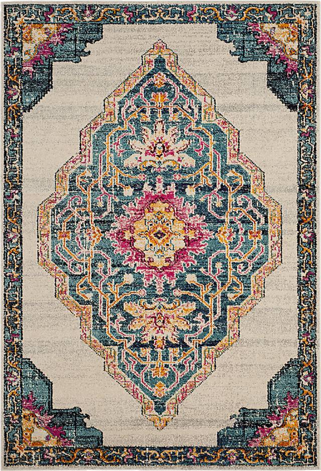 Featherbrook Ivory 5'1 x 7'7 Rug - Thumbnail - Image 1