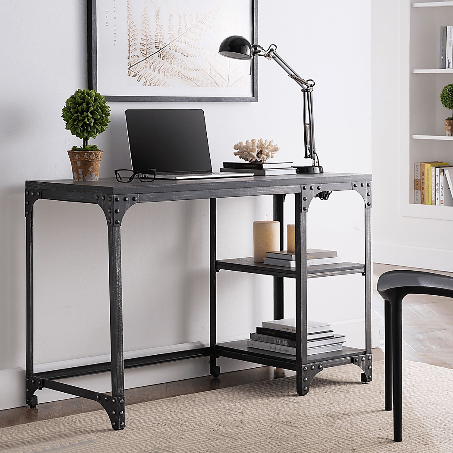 Fechet Black Desk - Image 3