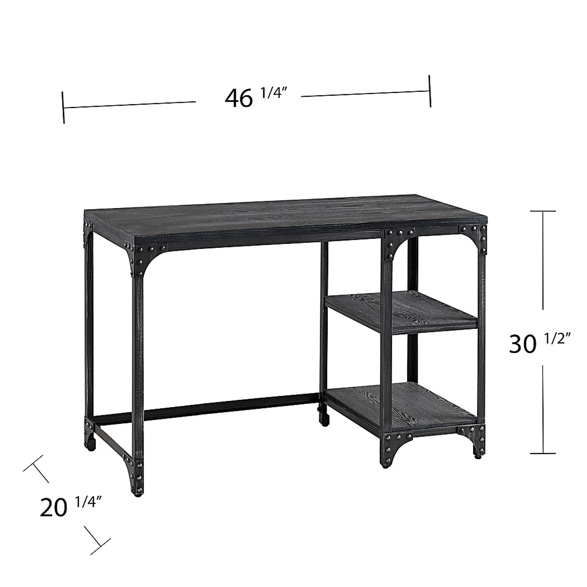 Fechet Black Desk - Image 4