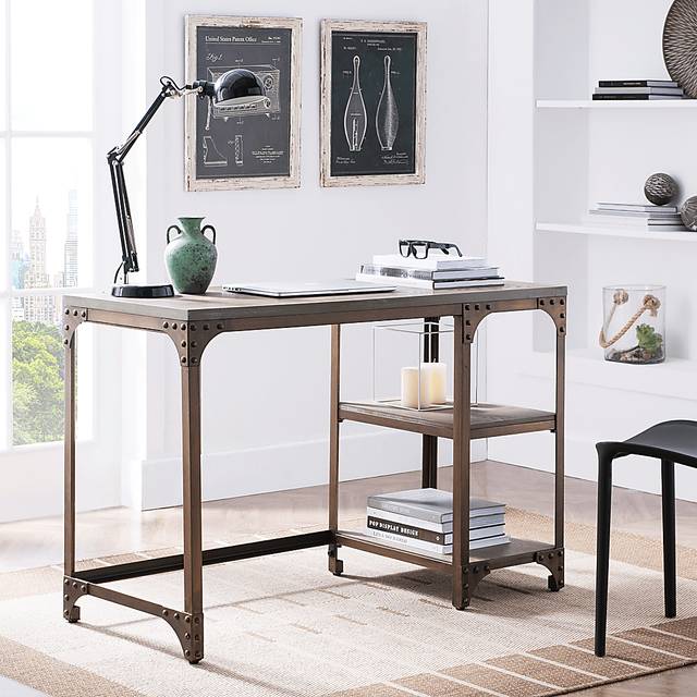 Fechet Brown Desk - Thumbnail - Image 3