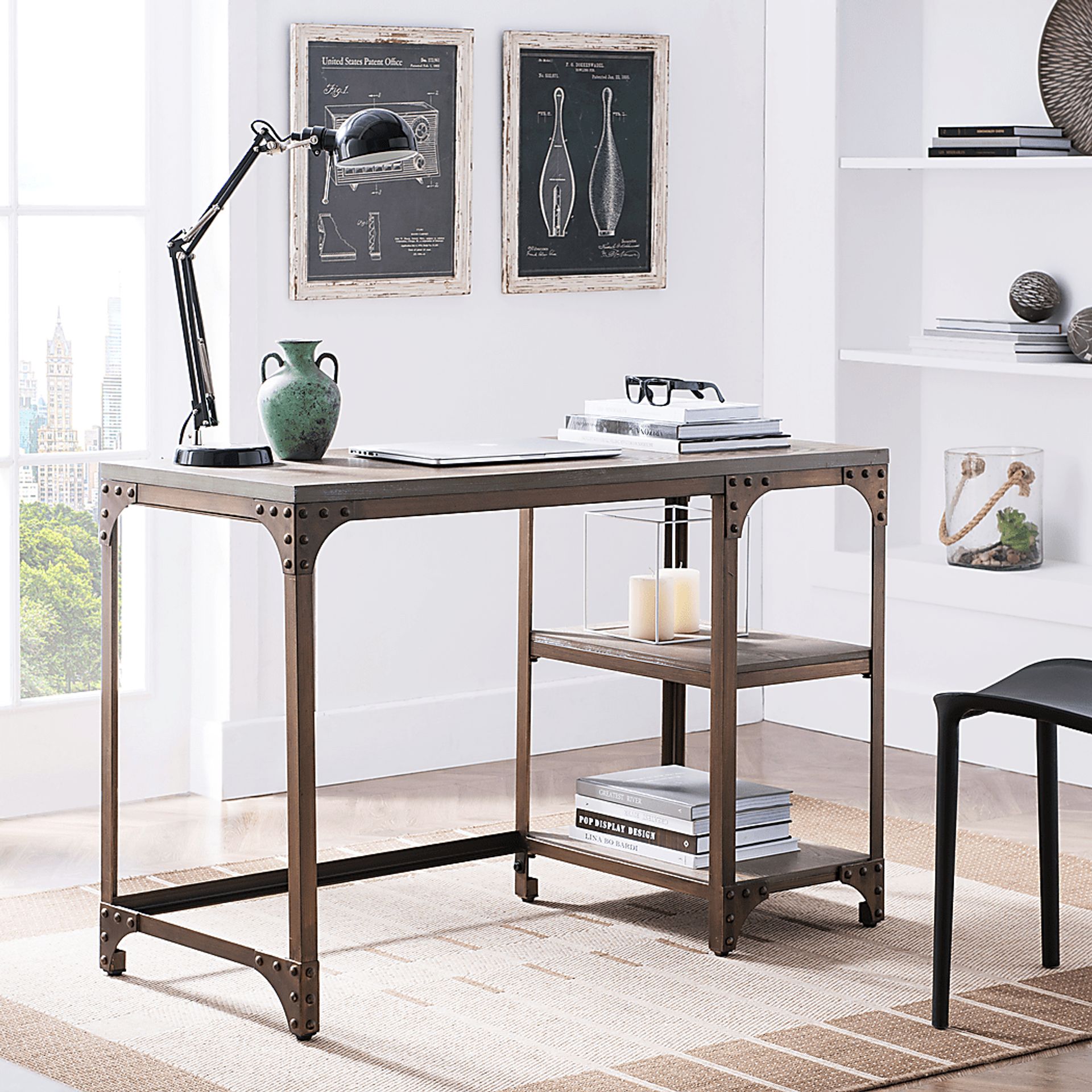 Fechet Brown Desk - Image 3