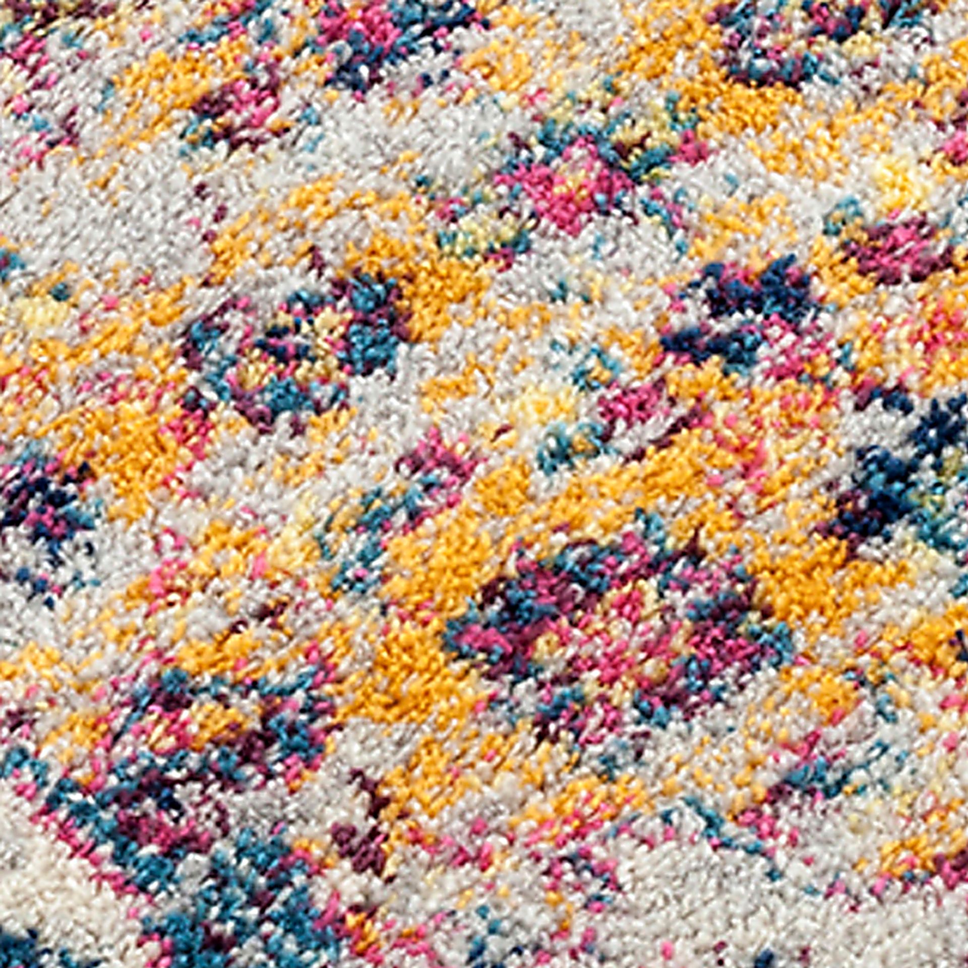 Feijia Blue/Orange 7'6 x 9'6 Rug - Image 3