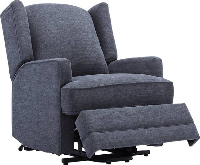 Feildston Blue Power Recliner - Thumbnail - Image 3