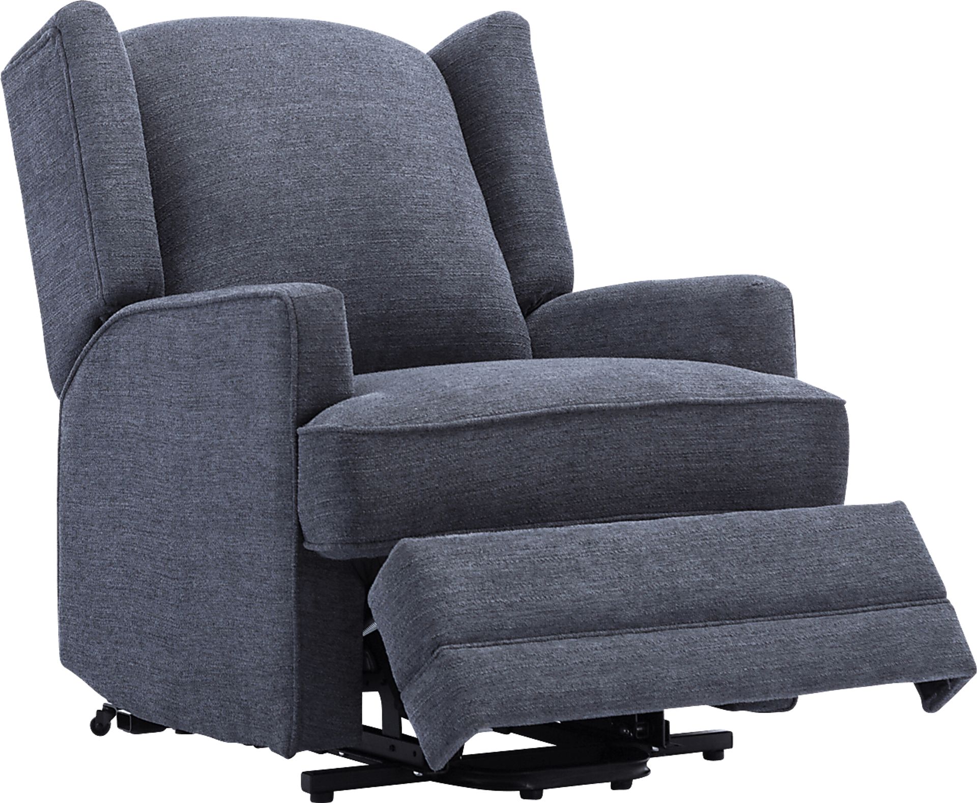 Feildston Blue Power Recliner - Image 3