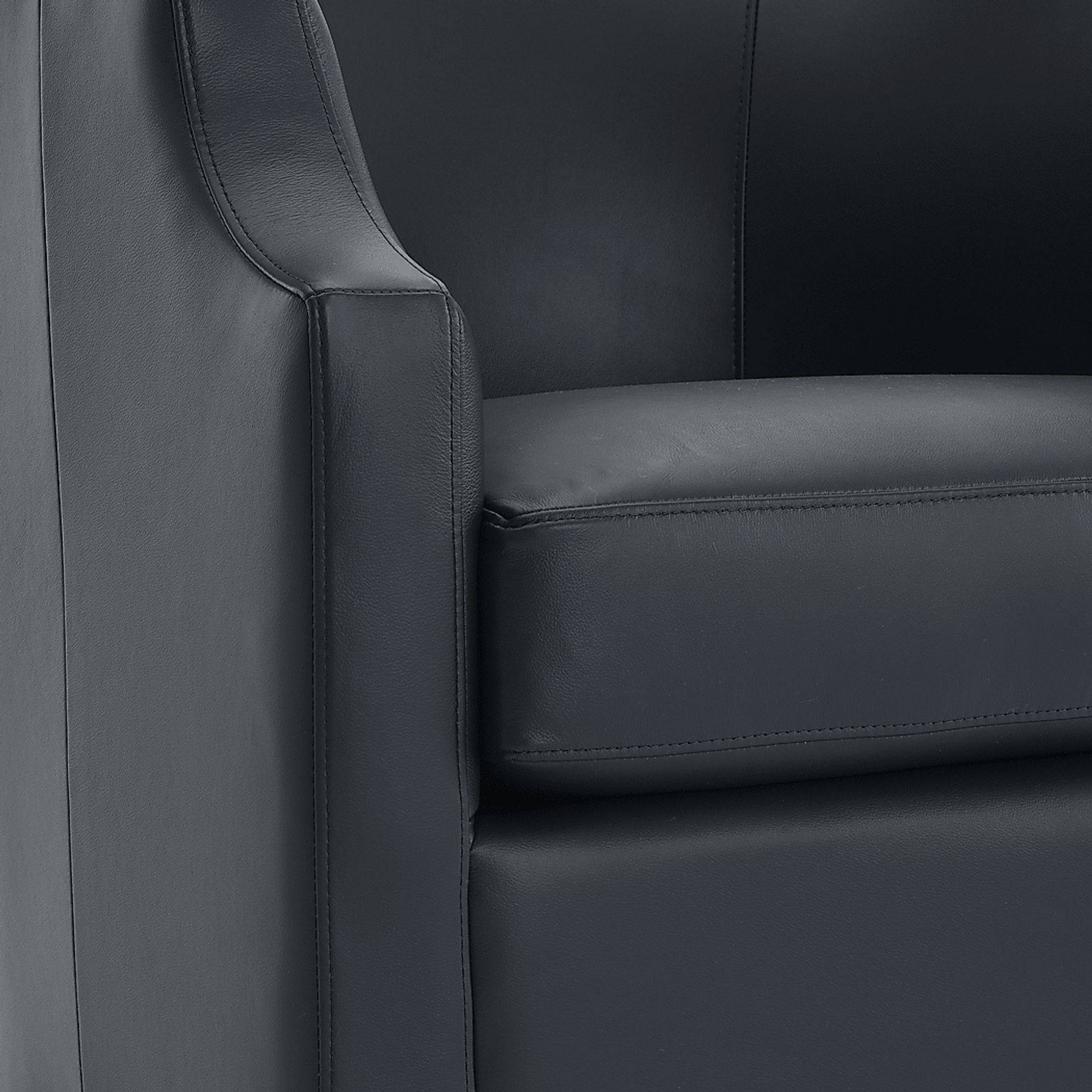 Feleti Dark Blue Swivel Chair - Image 11