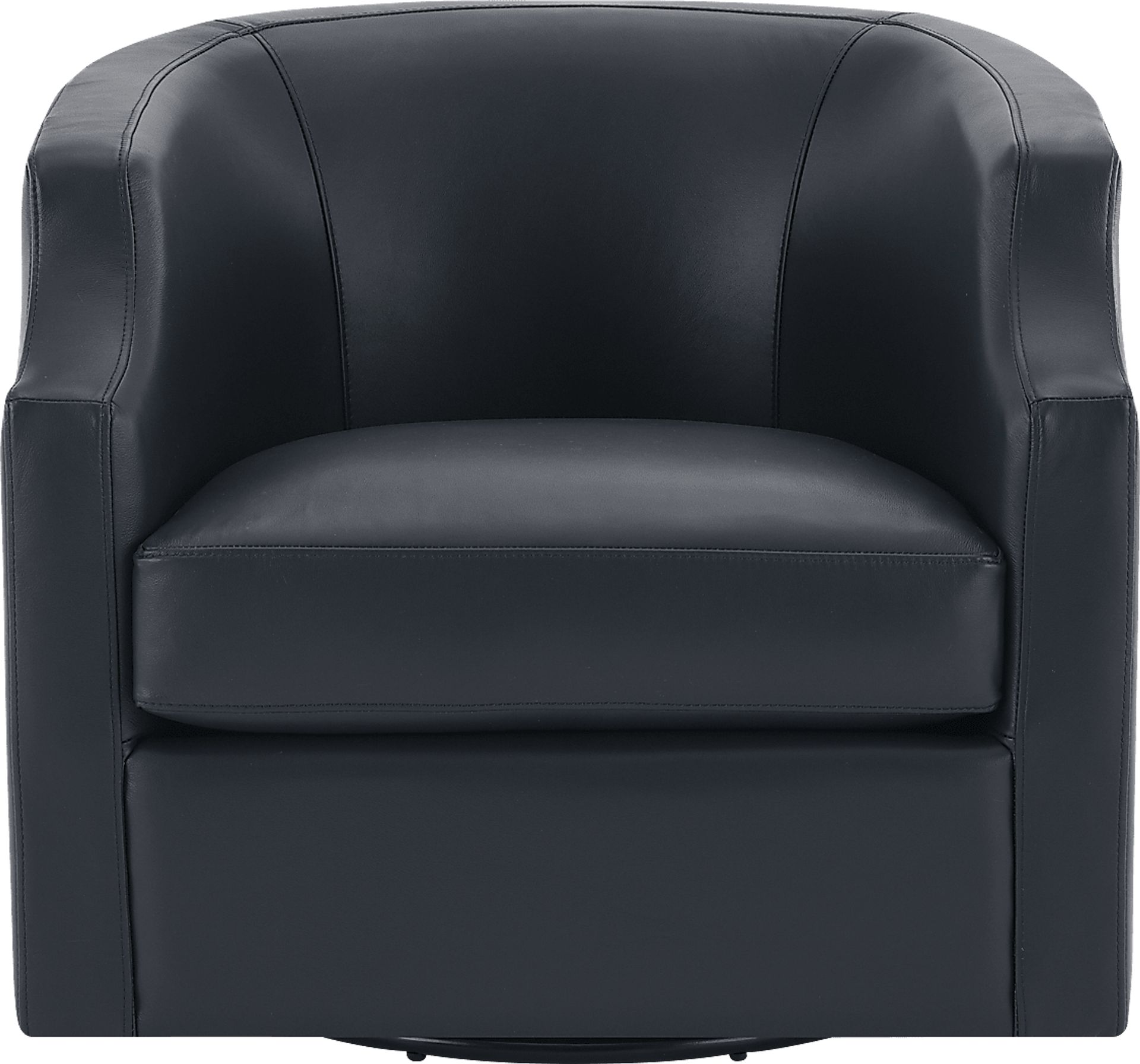 Feleti Dark Blue Swivel Chair - Image 7